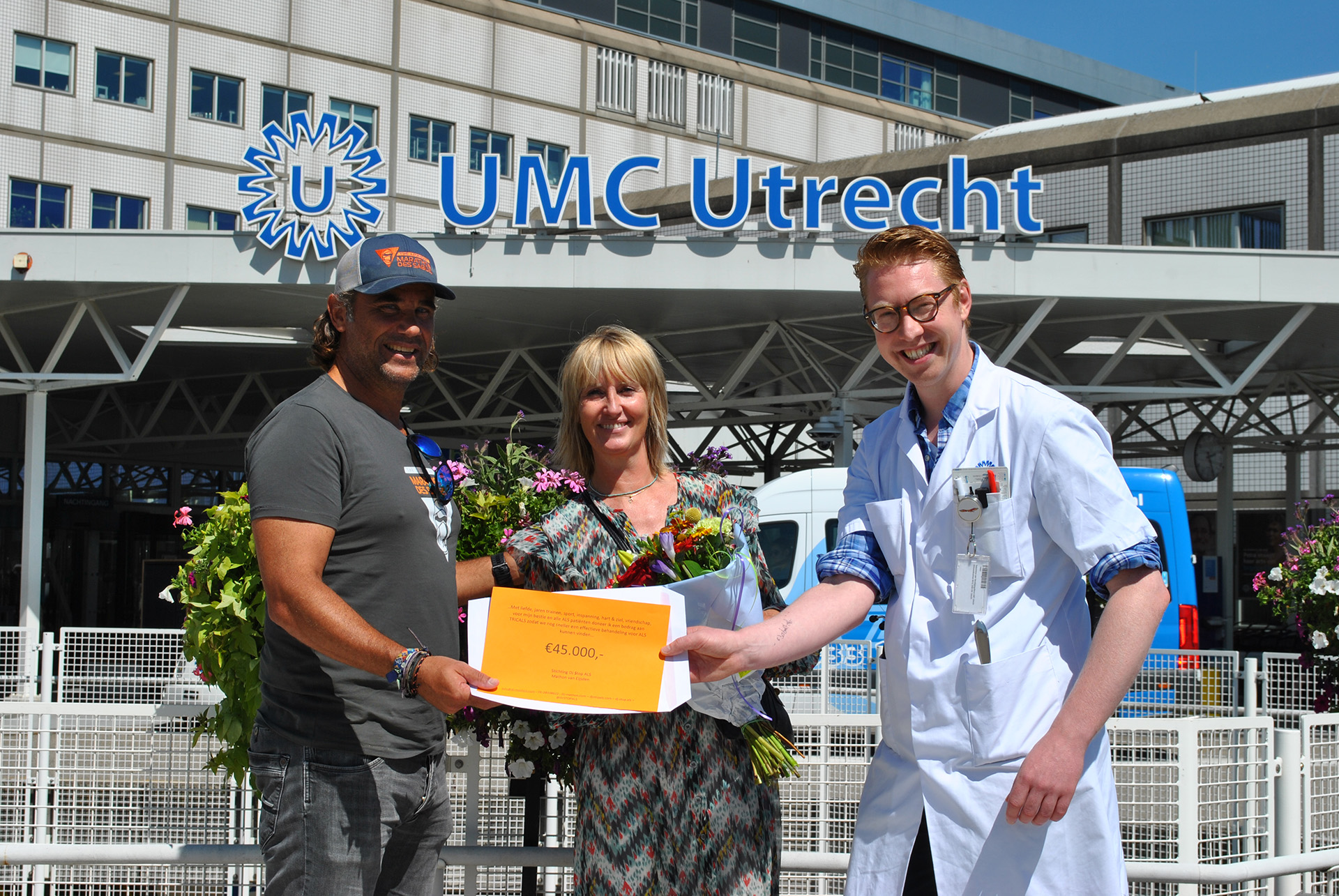 Cheque voor ALS centrum